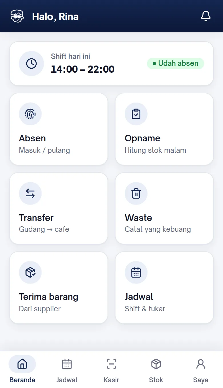 App barista BBC POS v6